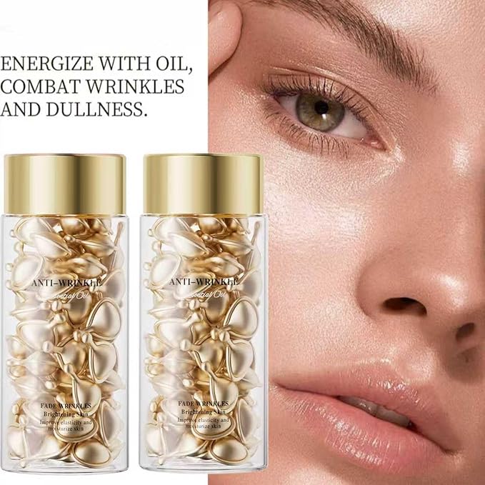 Retinol Capsules Serum for Face, Moisturizing Retinol Serum for Women Anti Aging with Sodium Hyaluronate, Anti Wrinkle Face Capsules Serums for Women Skin Glowing Firming and Radient, 90 count