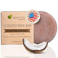 Coconut & Argan Oil Conditioner Bar, Deep Moisturizing for Dry Damaged Hair. Hydrating & Nourishing Solid Conditioner for Curly, Coily & Color Treated Hair, Vegan & Sulfate free, USA Made. 2.3 oz.