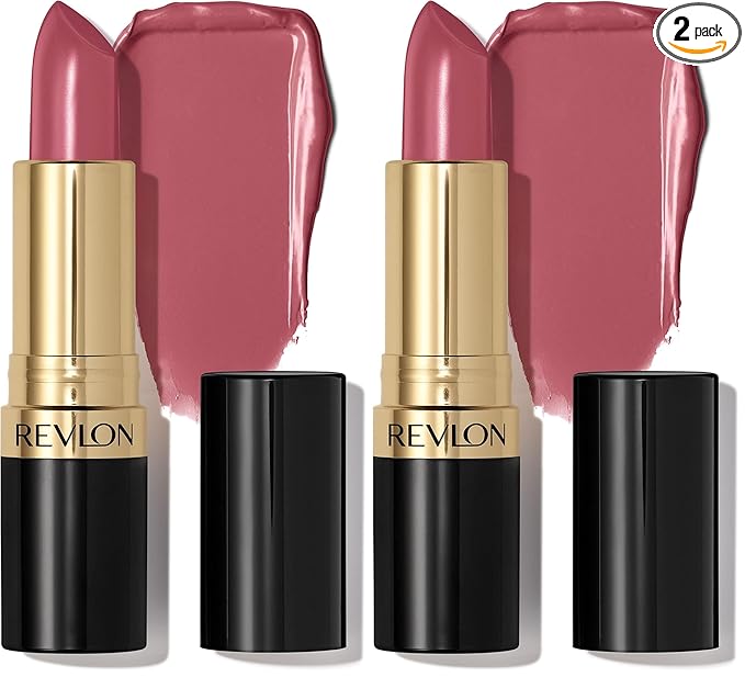 REVLON Super Lustrous Lipstick, Creamy Formula For Soft, Fuller-Looking Lips, Moisturized Feel, 463 Sassy Mauve, 0.15 oz (Pack of 2)