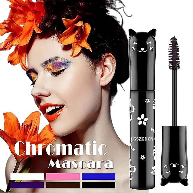 Brown Lashes Extensions mascara waterproof smudge proof Eyes Makeup volume and length Natural Hypoallergenic Fast Dry Eyelashes Curling Party Stage Use