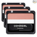 COVERGIRL Powder Blush, Soft Sable | Blendable | .12 oz | Pack of 3