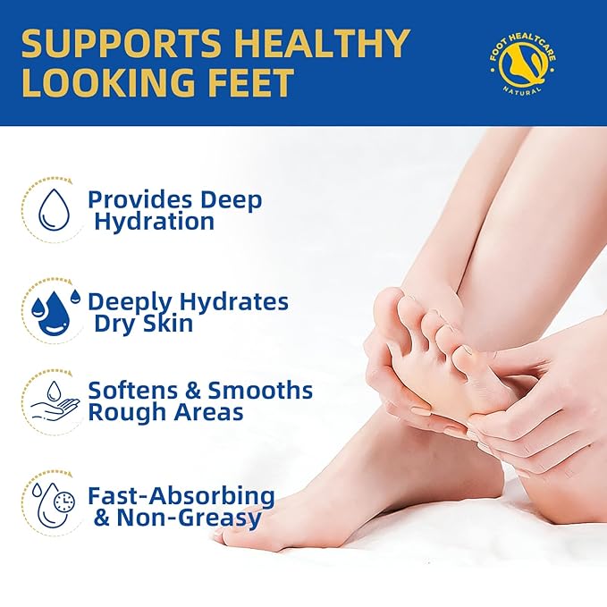 Urea Foot Cream 60% with Salicylic Acid 2%, Foot Care Stick for Cracked Heels, Callus Remover & Exfoliating Moisturizer for Dry Feet, Hands and Knees
