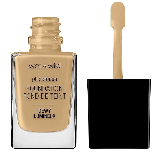 wet n wild Photo Focus Dewy Foundation Cream Beige (Pack of 2)