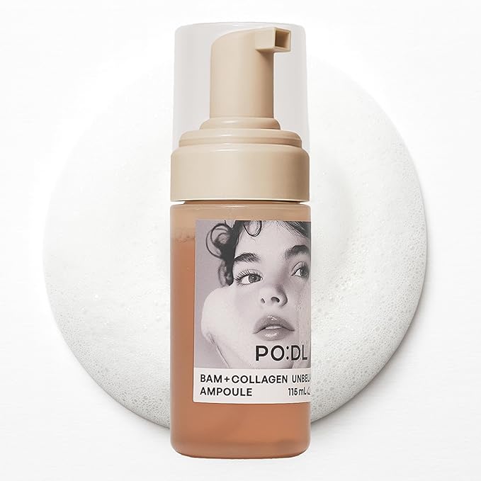 [PODL] Collagen Bubble Serum for Skin Elasticity Radiance Glow | Firming Hydrating Exfoliating Fast Absorbing Serum | K-Chestnut Collagen Niacinamide | No Fragrance 3.88 fl oz Korean Skincare
