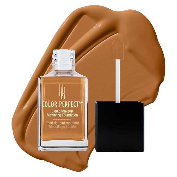 Black Radiance Color Perfect Liquid Full Coverage Foundation Makeup, Praline, 1 Ounce