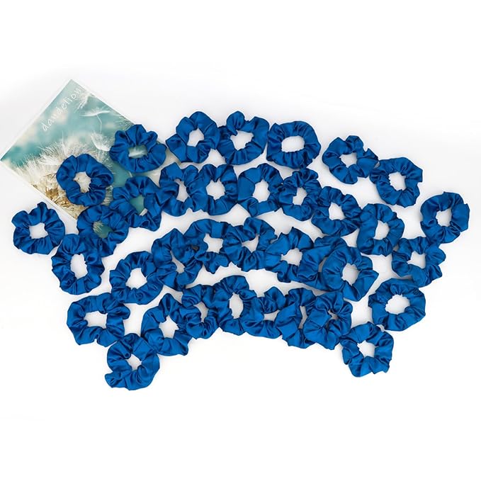 Silk Satin Scrunchies for Women Girls 36 PCS Hair Scrunchies Silk Satin Hair Ties for Thick Hair Bulk Hair Ties Hair Accessories