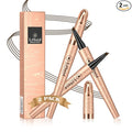 Eyebrow Pen - 4-Fork Tip Lift & Snatch Brow Pencil，Microblading Long-Lasting Waterproof Eye Brow Pen，Natural-Looking Hair-Like Brows，Easy to Use Eyebrow Pencils Makeup for Women (2 PCS Dark Brown)