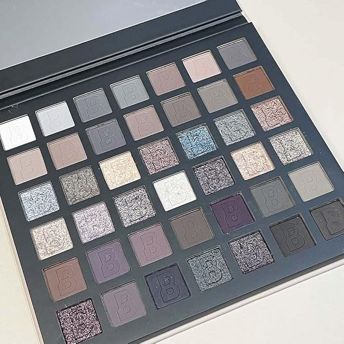 CAKAILA 42 Colors Smokey Eye Shadow Makeup Palette,Nude White Black Grey Brown Matte Shimmer eutral Natural Eyeshadow,Waterproof, Long Lasting Naturing-Looking