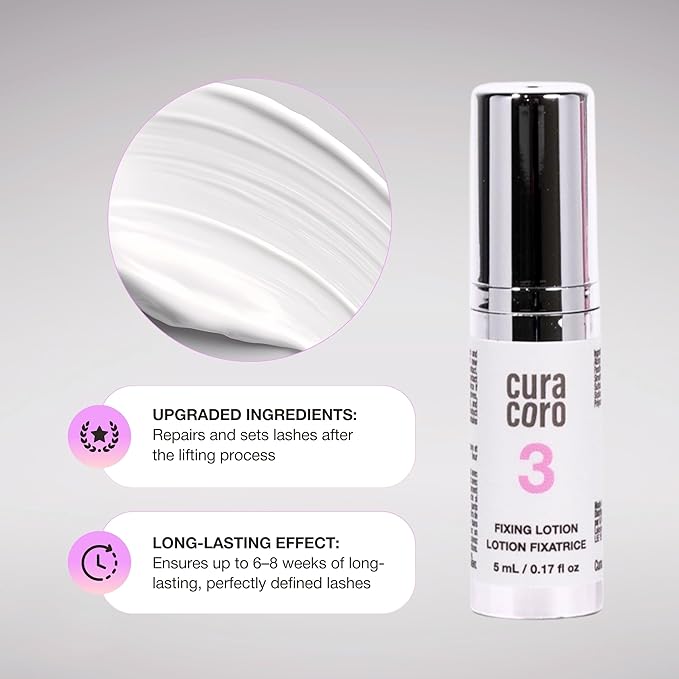 Curacoro Brow Lamination Kit, Professional Eyebrow Lamination & Brow Lift Kit with Keratin, 4-Step DIY for Fuller Brows, Long-Lasting Up to 8 Weeks