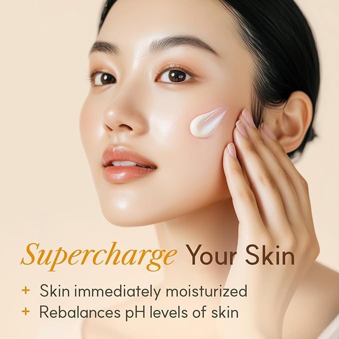 The Face Shop Rice Ceramide Cream, Hydrating Face Moisturizer, for Dry & Combination Skin, Lightweight, Fast-absorbing, 1.69 fl. oz. (Pack of 2)