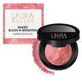 LAURA GELLER NEW YORK Baked Blush-n-Brighten for Mature Skin - 08 Summer Orchid - Powder Blush Won't Settle into Fine Lines - Buildable Natural Finish – Longlasting Formula - Made in Italy