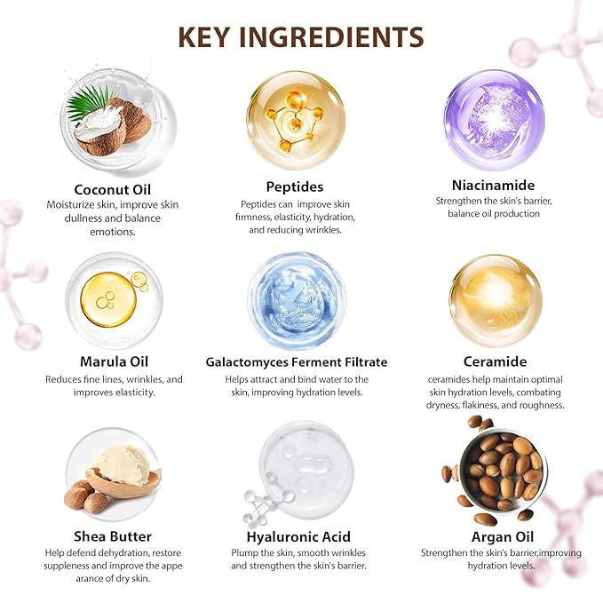Mother's Day Gifts, Coconut 32 Pcs Facial Skin Care Kit, Home Spa & Self-Care Gifts Basket Set, Bath and Body Gifts for Women, Face Sheet Mask, Serum, Birthday, Christmas, Anniversary, Wife, Mom