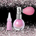 Body Glitter Spray, Hair Glitter Spray, Body Shimmer Powder, Face Glitter Highlighter, Glitter Spray, Body Shimmer Spray for Skin (Pink)