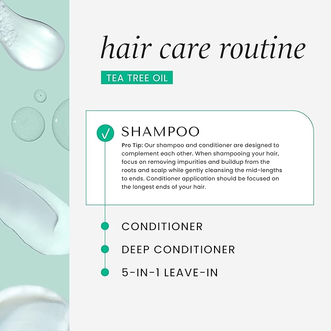 HASK Tea Tree & Rosemary Oil Scalp Care Shampoo - 12 fl oz