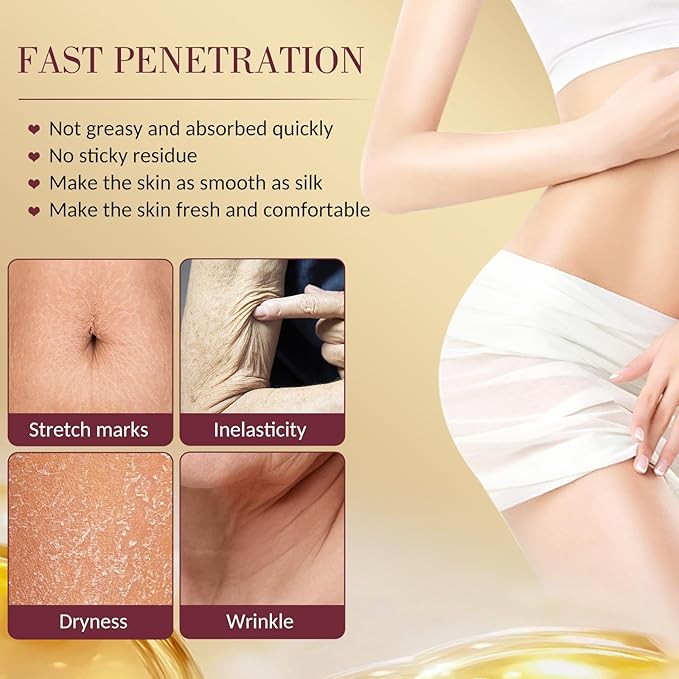 Body Firming Oil,Luxury After Shower Body Oil for Women,Glow-Remedy Skin Tightening & Hydrating Serum,Non-Greasy Glow Moisturizer for Dry Skin,Arms,Legs,Stomach & Body-4.06 Fl Oz (2 Pack)