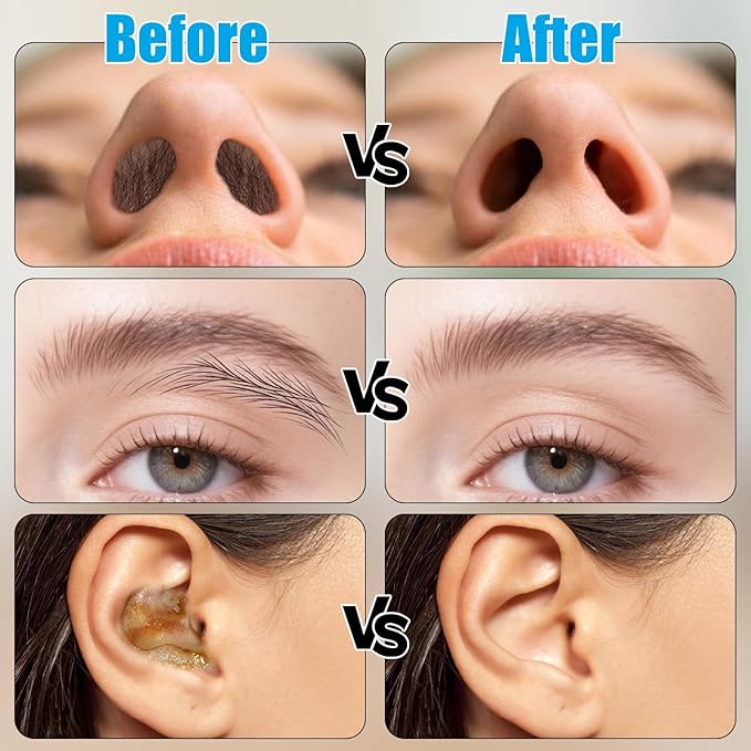 80 Pcs Nose Hair Wax Sticks, Plastic Disposable Nose Hair Wax Applicator Spatulas for Men Women Nostril Ear Eyebrow Face Hairs Removal, Painless