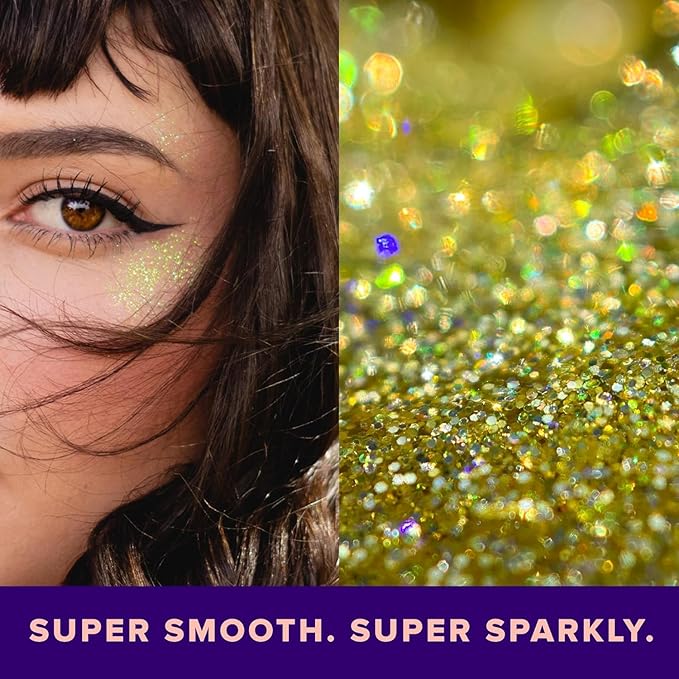 UNICORN SNOT Holographic Face Glitter & Body Glitter Gel | Hair Glitter, Vegan & Cruelty-Free, 1.7 oz 3-Pack (Flamingo/UV/Bling)