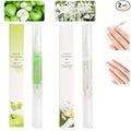 2PCS Cuticle Oil Pens for Nail Care,Cuticle Revitalizer Oil Pen with Soft Brush,Cuticle Oil to Prevent Nail Cracking and Dry (Lily & Apple Flavor)