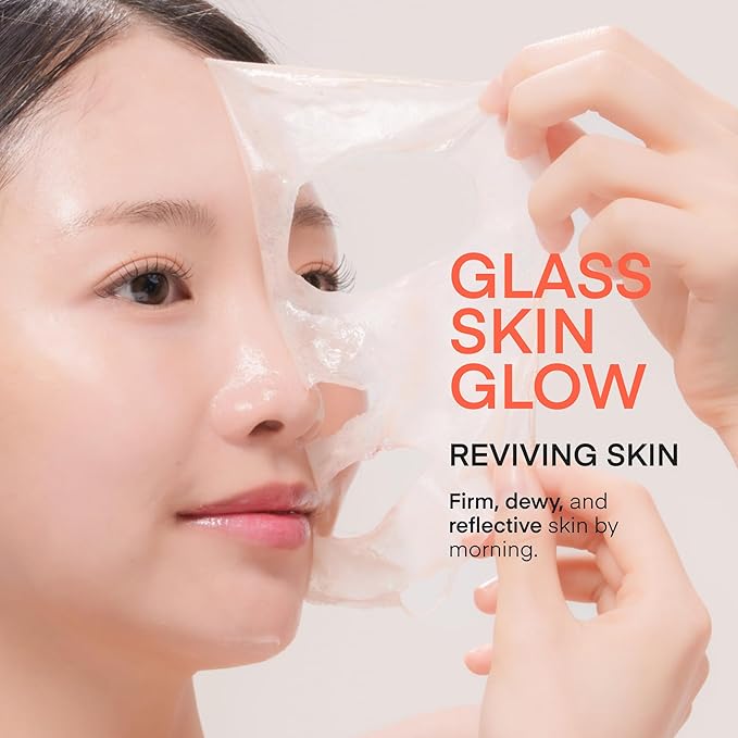 TEREZ & HONOR Collagen Night Wrapping Peel Off Mask & PDRN Duo: Korean Face Mask for Elasticity, Hydration & Glow, Dermatologist Tested, Korean Skin Care 6.8 FL OZ / 200mL