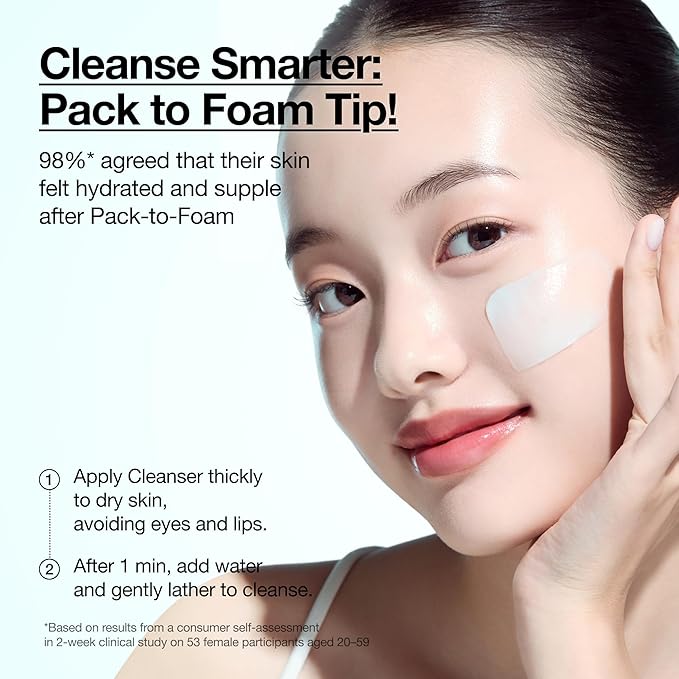 ANUA PDRN Hyaluronic Acid Moisturizing Cleansing Foam, Daily Gentle Face Wash for Dry Skin, Hydrating Facial Cleanser with PDRN, Barrier Repair & Glass Skin, Korean Skincare, 5.07 fl oz.