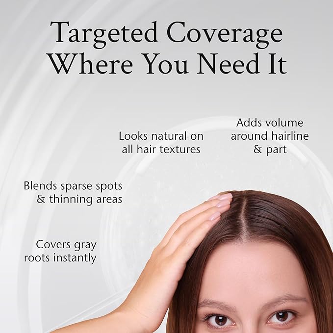 Boyd’s Brush It Away | Grey Hair Root Touch Up for Women & Men | Temporary Hair Color Mascara | Quick-Dry Water-Resistant Concealing Formula | Auburn