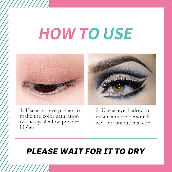 LOKFAR 3 Pack Matte Eyeshadow Primer for Oily Lids No Crease White Medium Dark Cream Eye Primer Makeup Eyeshadow Base Waterproof & Long Lasting Eyelid Primer Liquid Eye-shadow for All Shadows (Set E)