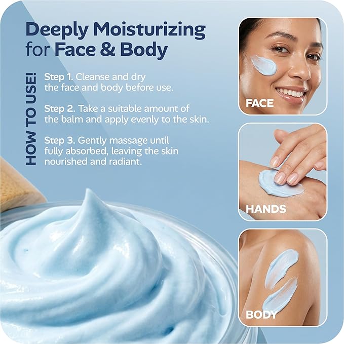 Copper Peptide GHk-Cu & Methylene Blue Infused Whipped Grass Fed Tallow Balm, Fine lines, Wrinkles, Eczema, Acne, Full body Moisturizer, For All Skin (1.7 oz)
