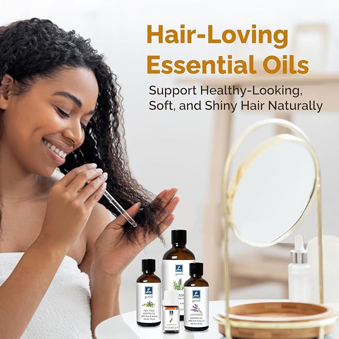 GM Gumili Rose Essential Oil for Face, Hair, Body, Skin, Aromatherapy, Essential Oils Diffuser, DIY Blends - 1 Oz
