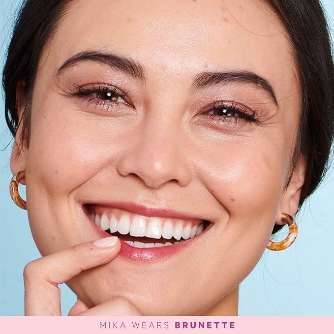 FLOWER BEAUTY By Drew Barrymore Fiber Fix Eyebrow Gel - Tinted Brow Mascara + Fixative for Eyebrows -Long-Lasting + Natural Finish -Vegan + Cruelty-Free - Light Brown