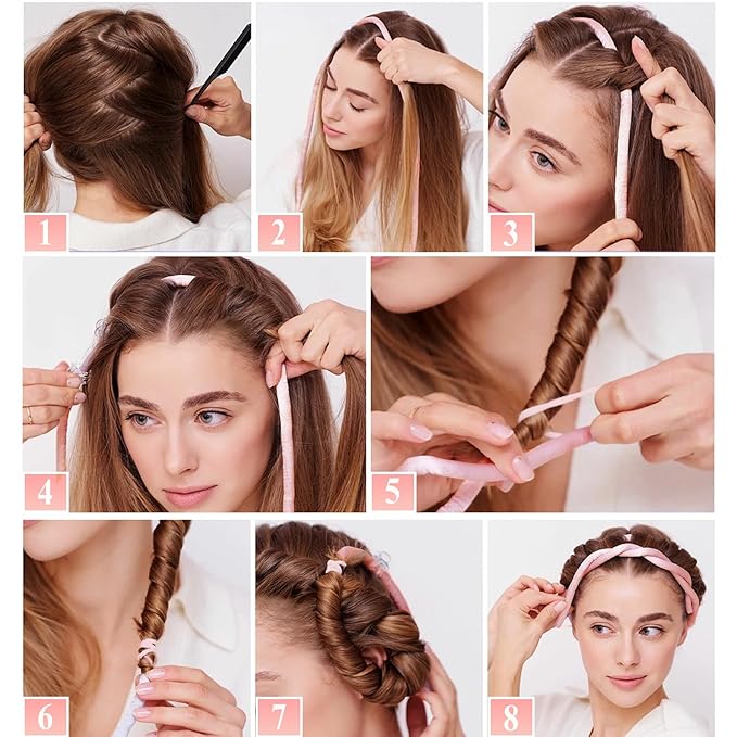 Hair Curlers to Sleep In,Heatless Curls Overnight Hair Curler,Hair Rollers for Women