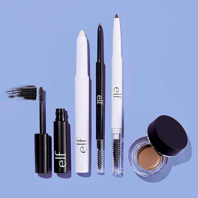 e.l.f. Shape & Stay Brow Pencil Universal Formula, 0.04 oz. Clear (Pack of 3)