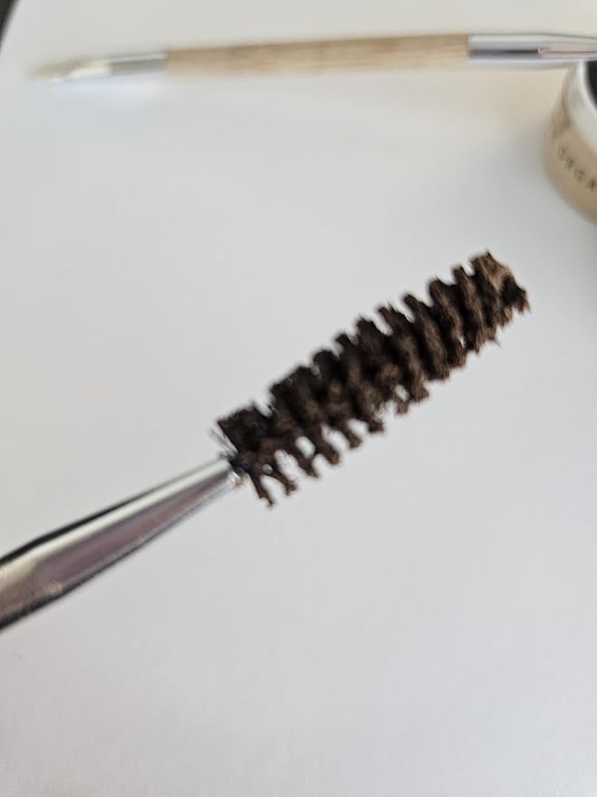 Zero Waste Eyebrow Wax & Growth Serum in Clear, Ash, Caramel, Chestnut, Dark by River Organics (Chestnut + Brush)