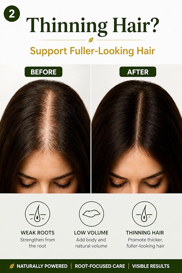 OLIVITA Hair Growth Shampoo and Conditioner Set for Thinning Hair — Biotin & Rosemary Thickening Formula for Fuller, Thicker-Looking Hair — Sulfate-Free Volumizing Hair Care for Women & Men