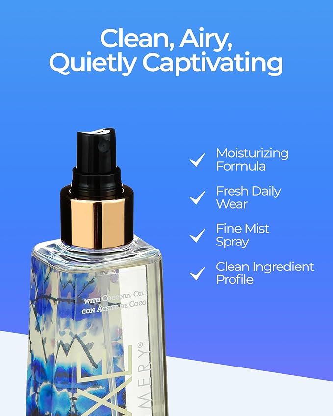 Luxe Perfumery Pura Vida Sea Salt & Fig Moisturizing Fragrance Mist – Fresh Marine Fruity Floral Body Spray with Citrus, Fig & Salty Marine Notes – Hydrating Skin Mist for Women, Made in USA, 8 Fl Oz