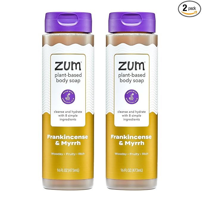 Zum Body Soap - Frankincense & Myrrh - 16 fl oz (2 Pack)