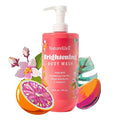 NATURE WELL Brightening Body Wash, Gentle & Creamy Formula Enriched with Mango Seed Butter & Vitamin C, Promotes a Luminous & Healthy-Looking Glow, Orange Zest, Blushed Rose, & Vanilla Scent, 33 Oz