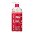 Renpure Apple Cider Vinegar & Aloe Shampoo, Plant-Based – Clarifies, Removes Residue and Nourishes for Shiny, Healthy Hair – For Dull Hair - Apple Cider Vinegar, Aloe Leaf Juice – 24 Fl Oz