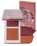 Juvia's Place Blushed Duo Blush - Two Tone Pigmented Buildable Pressed Mineral Powder - Rosy Natural Cheeks Matte Fresh Finish for All Skin Color -Volume1