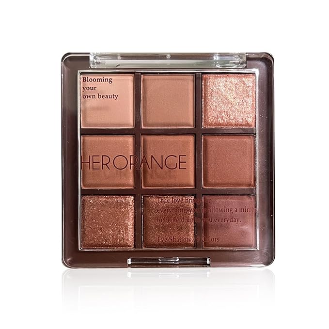 Nude Eyeshadow Palette, Color Eyeshadow Palette, Highly Pigmented, Blendable for Vibrant Everyday Looks Smokey Eyes,Neutral to Warm Tones, Versatile Matte Shimmer Shades (HER Chocolate)