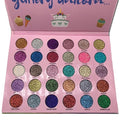 Long Lasting Glitter Eyeshadow Palette Makeup 30 Colors High Pigment Shining Shimmer Eye Pressed Powder Cosmetics Beauty Party