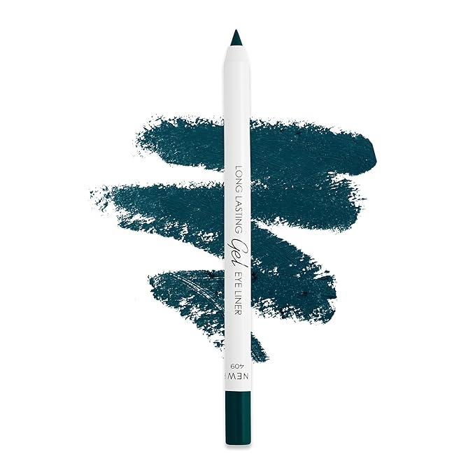 Lamel No Smudge Gel Eyeliner - Lagoon - Waterproof Eyeliner Pencil - 10-Hour Wear, Sharpenable, Contact Lens Friendly, Vegan - Creamy & Sweat Proof Pencil - Highly Pigmented - 409 Shade