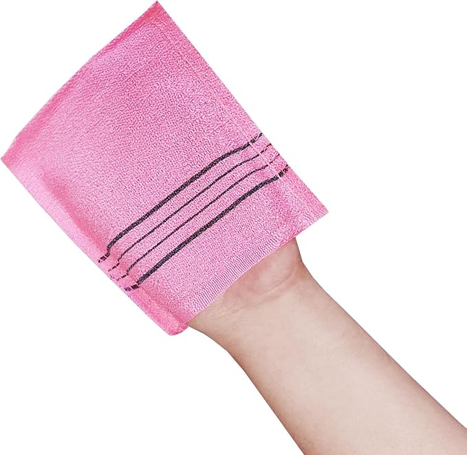 Korean Exfoliating Body Scrubber for Shower (blue10 pink10)
