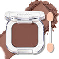 Mocha Brown Eyeshadow Palette, Single Shimmer Eye Shadow Palettes High Pigment Neutral Eyeshadow, Compact Pressed Powder Cream Eye Shadow for Older Women Makeup Sombra De Ojos