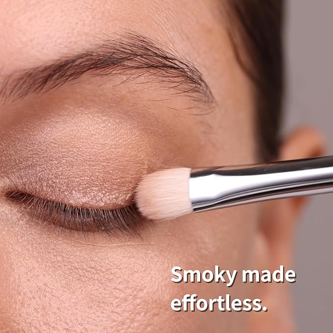Albeaut Eye Shadow Brush For Shading, Dense & Soft Eyeshadow Applicators for Smokey Eyes Makeup, Powder Eye Shadow Blender (196 Classic Shader)