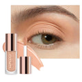 KYDA Liquid Matte Eyeshadow, Soft Matte Nude Ivory Eyeshadow, Long-wearing Crease-Resistant Velvet Eyes Tint, Smooth Cream-to-Powder Texture, Multiuse Eyes Makeup for Shadow and Primer