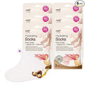 Epielle Hydrating Foot Mask 6 Pairs, Relieve and Soften with Shea Butter & Jojoba Oil, Deep Moisturizing Socks for Dry, Cracked Feet, Self Care Gifts for Women, Spa Kit, Mothers Day Gifts