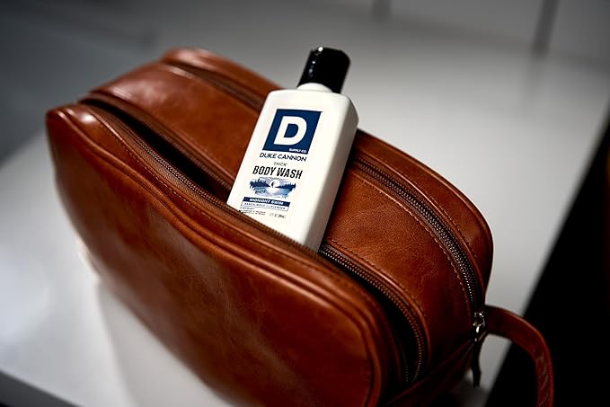 Duke Cannon THICK Body Wash for Men – High-Viscosity Shower Gel, Midnight Swim Scent – Travel & Trial Size, Long-Lasting Clean Feel – 3 oz