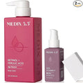 MEDIX Retinol Body Lotion + 20% Vitamin F Booster Serum Moisturizer 2PC Skin Care Set | Crepey Skin Care Treatment | Retinol Body Cream Targets Appearance Of Sagging Crepe Skin & Wrinkles, 2PC Set