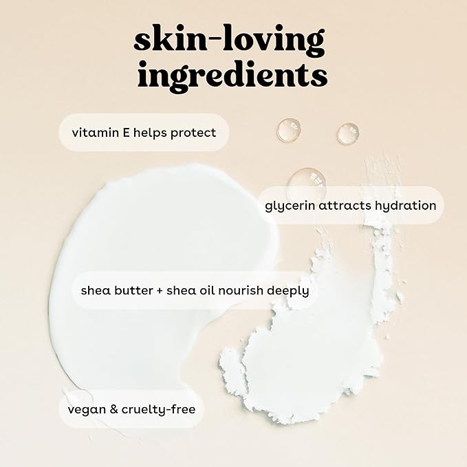 eos Shea Better Body Lotion, Fresh & Cozy, 24-Hour Moisture Skin Care, Lightweight & Non-Greasy, Natural Shea, Vegan, 16 fl oz