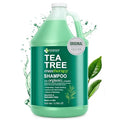KESMEDIK Tea Tree Shampoo Refill, 128 fl oz (1 Gallon), Clarifying Deep Clean for Buildup, Dandruff & Flakes, Refreshes Scalp, Sulfate-Free, Professional Salon, Gym & Hotel Supplies